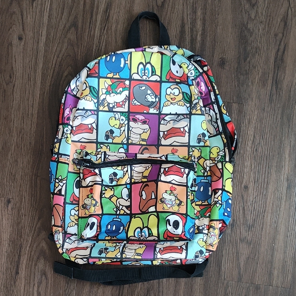 Super Mario villains backpack